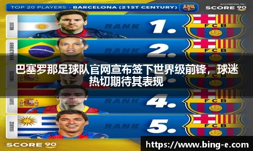 巴塞罗那足球队官网宣布签下世界级前锋，球迷热切期待其表现